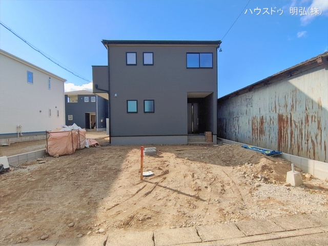 愛知県江南市河野町河野の新築戸建て外構写真 2026年1月7日撮影