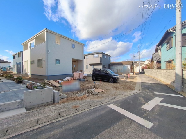 愛知県江南市河野町河野の新築戸建て外構写真 2026年1月7日撮影