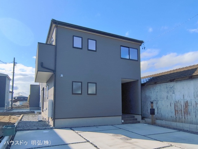 愛知県江南市河野町河野の新築戸建て外構写真 2026年1月29日撮影