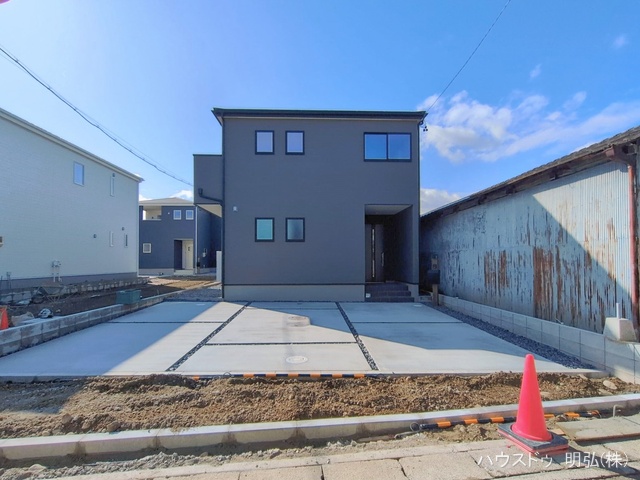 愛知県江南市河野町河野の新築戸建て外構写真 2026年1月29日撮影