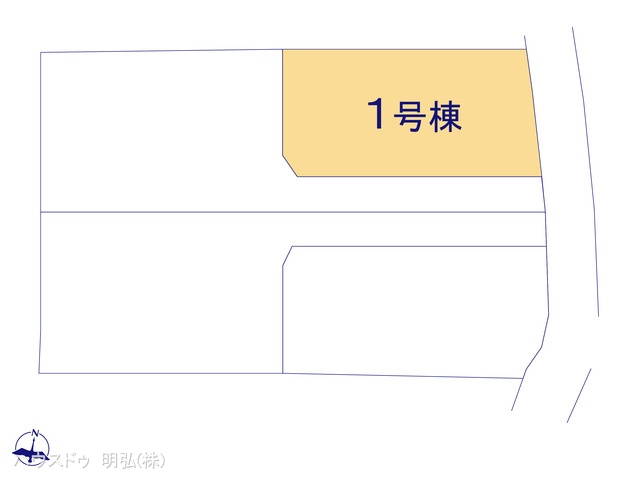 愛知県江南市河野町河野の新築戸建て全体区画図 ※図面と異なる場合は現況を優先