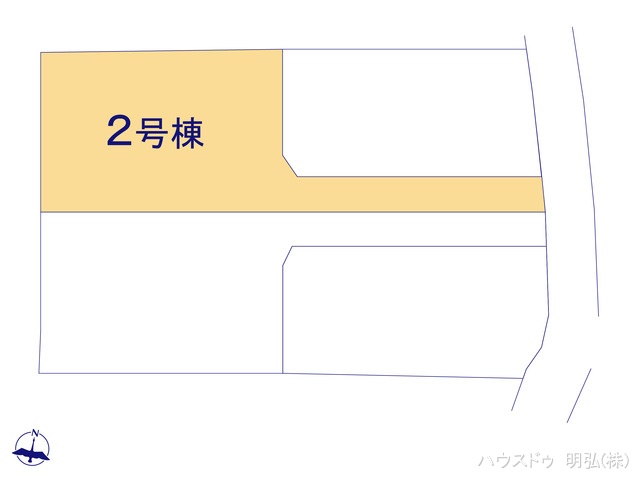 愛知県江南市河野町河野の新築戸建て全体区画図 ※図面と異なる場合は現況を優先