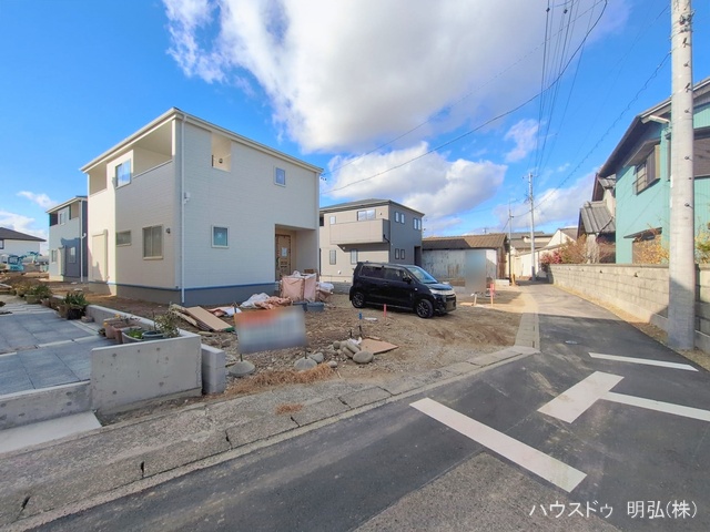 愛知県江南市河野町河野の新築戸建て外構写真 2026年1月7日撮影