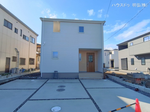 愛知県江南市河野町河野の新築戸建て外構写真 2026年1月29日撮影