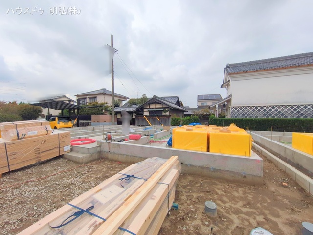 愛知県江南市安良町郷中の新築戸建て基礎写真 2025年10月14日撮影