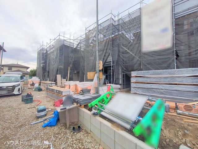 愛知県江南市安良町郷中の新築戸建てシート写真 2025年11月3日撮影