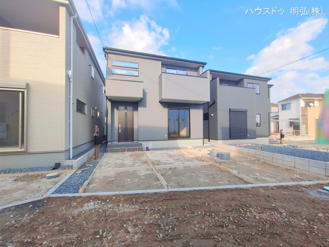 愛知県江南市安良町郷中の新築戸建て外構写真 2025年12月18日撮影