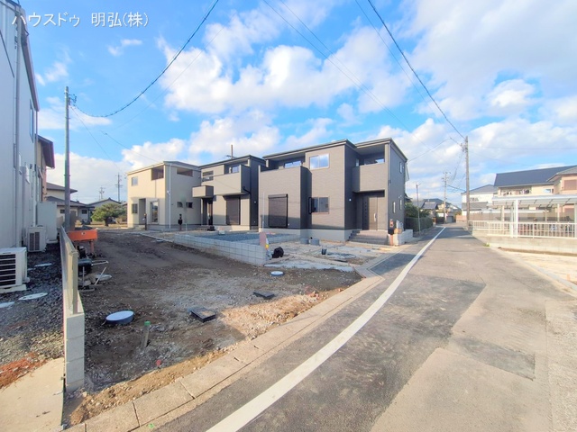 愛知県江南市安良町郷中の新築戸建て外構写真 2025年12月18日撮影