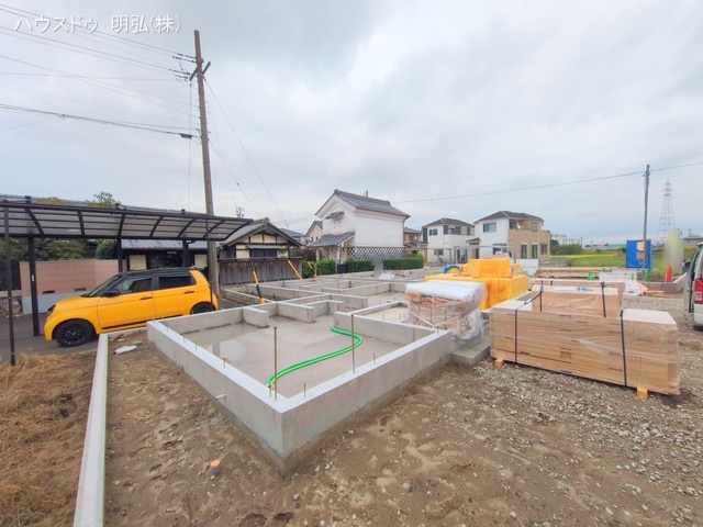 愛知県江南市安良町郷中の新築戸建て基礎写真 2025年10月14日撮影