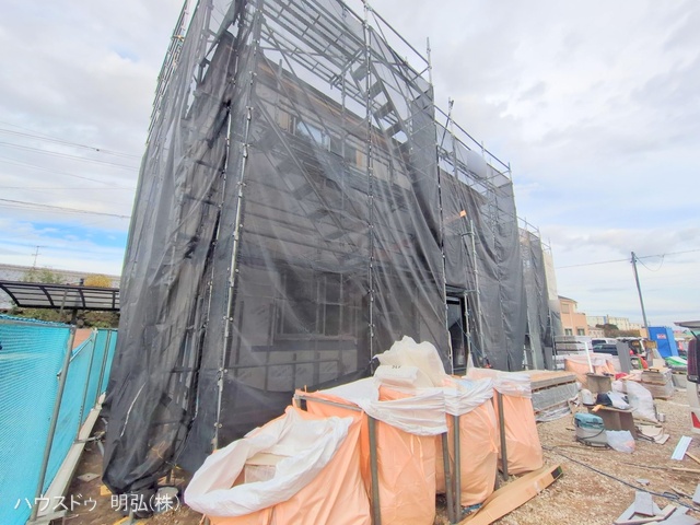 愛知県江南市安良町郷中の新築戸建てシート写真 2025年11月3日撮影