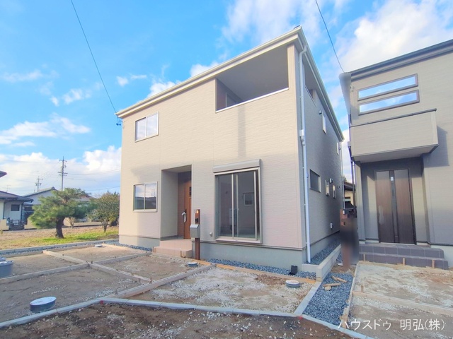 愛知県江南市安良町郷中の新築戸建て外構写真 2025年12月18日撮影