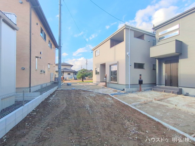 愛知県江南市安良町郷中の新築戸建て外構写真 2025年12月18日撮影