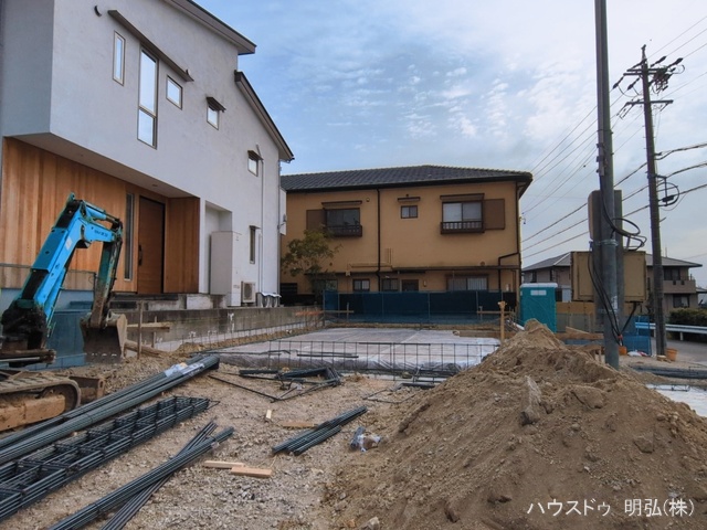 愛知県小牧市久保の新築戸建て基礎写真 2026年3月1日撮影