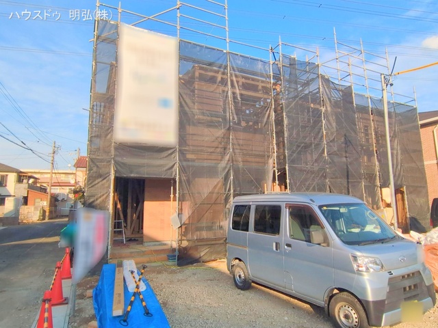 愛知県岩倉市大山寺町神田の新築戸建て上棟写真 2025年12月1日撮影