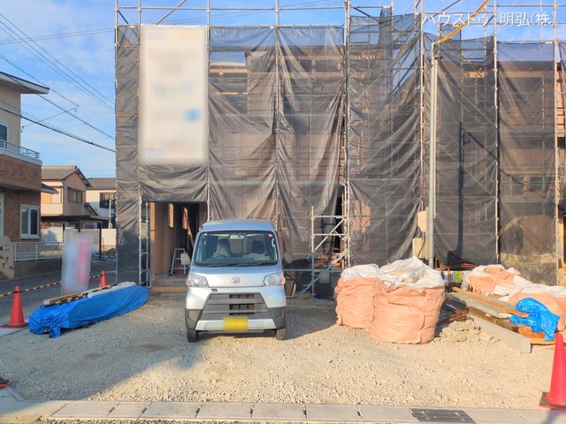 愛知県岩倉市大山寺町神田の新築戸建て上棟写真 2025年12月1日撮影