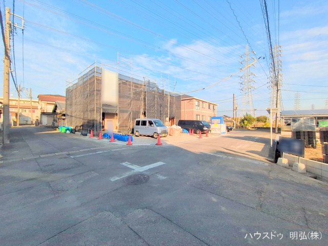 愛知県岩倉市大山寺町神田の新築戸建て上棟写真 2025年12月1日撮影