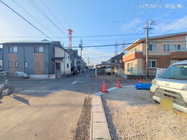 愛知県岩倉市大山寺町神田の新築戸建て上棟写真 2025年12月1日撮影