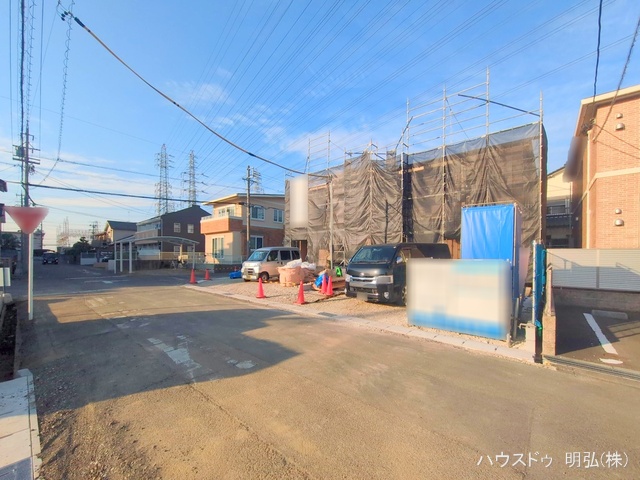 愛知県岩倉市大山寺町神田の新築戸建て上棟写真 2025年12月1日撮影