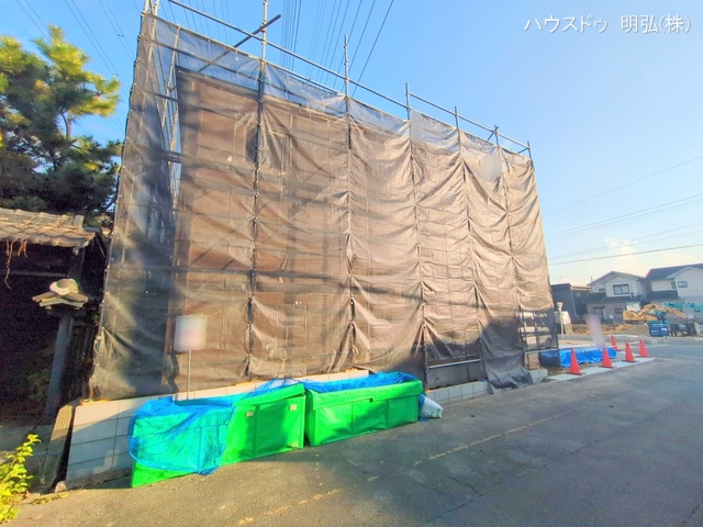 愛知県岩倉市大山寺町神田の新築戸建て上棟写真 2025年12月1日撮影