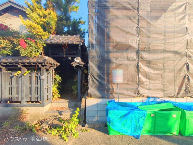 愛知県岩倉市大山寺町神田の新築戸建て上棟写真 2025年12月1日撮影