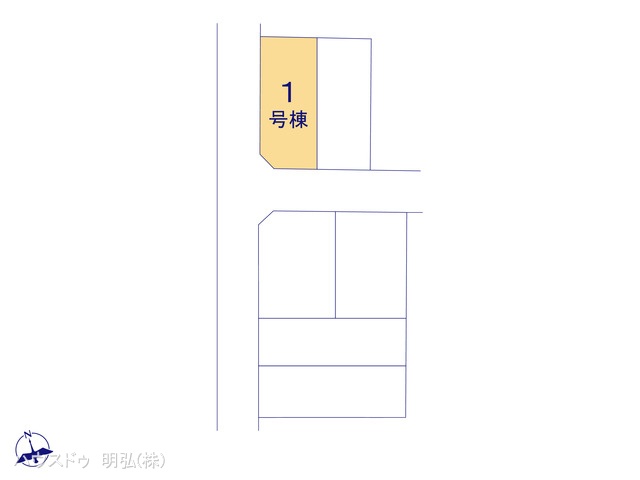 愛知県岩倉市大山寺町神田の新築戸建て全体区画図 ※図面と異なる場合は現況を優先