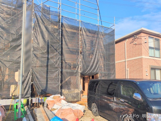 愛知県岩倉市大山寺町神田の新築戸建て上棟写真 2025年12月1日撮影