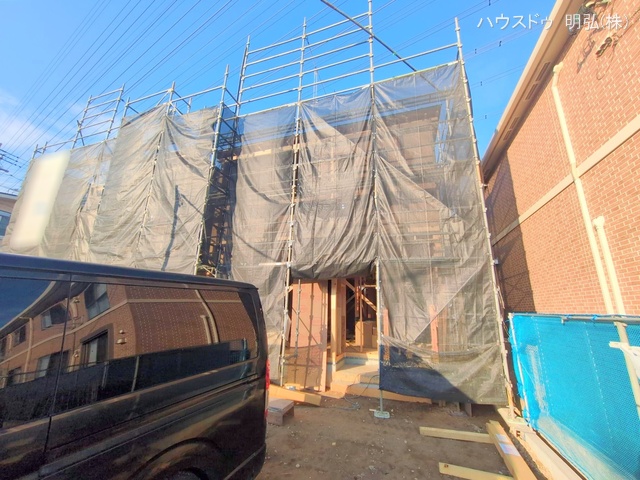 愛知県岩倉市大山寺町神田の新築戸建て上棟写真 2025年12月1日撮影