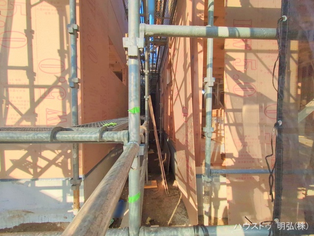 愛知県岩倉市大山寺町神田の新築戸建て上棟写真 2025年12月1日撮影