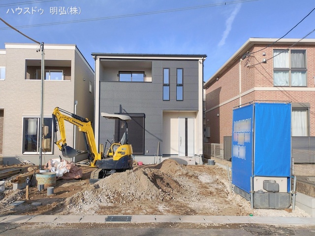 愛知県岩倉市大山寺町神田の新築戸建て外構写真 2026年1月25日撮影