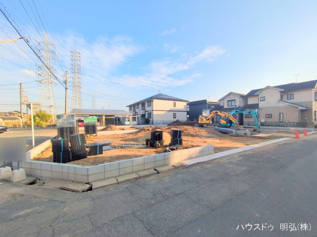 愛知県岩倉市大山寺町神田の新築戸建て更地・土地写真 2025年12月1日撮影