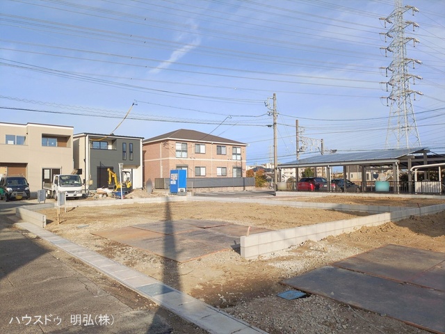 愛知県岩倉市大山寺町神田の新築戸建て更地・土地写真 2026年1月25日撮影