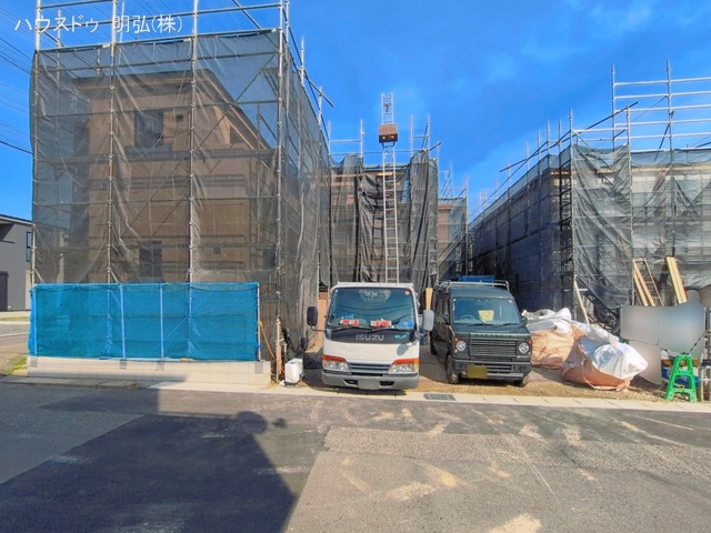 愛知県岩倉市大山寺町神田の新築戸建て上棟写真 2026年4月2日撮影