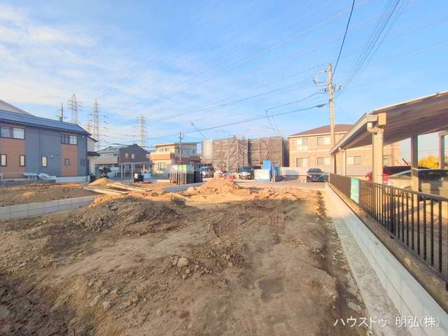 愛知県岩倉市大山寺町神田の新築戸建て更地・土地写真 2025年12月1日撮影
