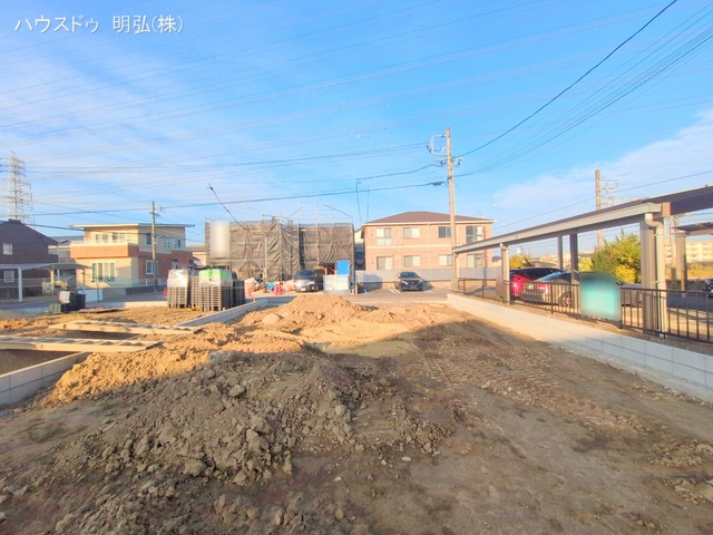 愛知県岩倉市大山寺町神田の新築戸建て更地・土地写真 2025年12月1日撮影