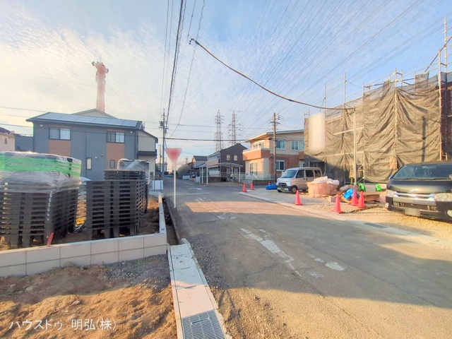 愛知県岩倉市大山寺町神田の新築戸建て更地・土地写真 2025年12月1日撮影