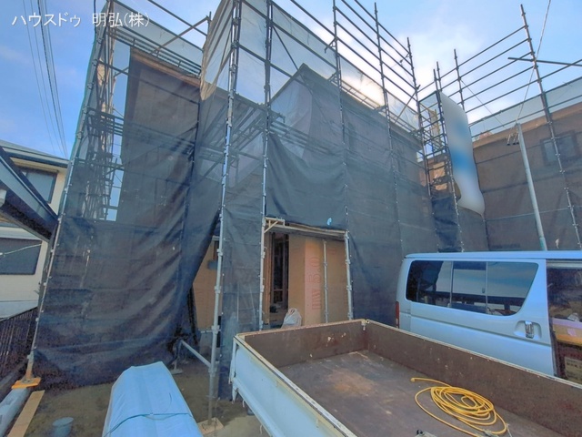 愛知県岩倉市大山寺町神田の新築戸建て上棟写真 2026年4月2日撮影