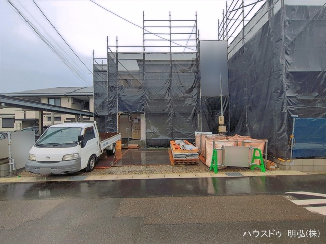 愛知県岩倉市大山寺町神田の新築戸建てシート写真 2026年4月22日撮影