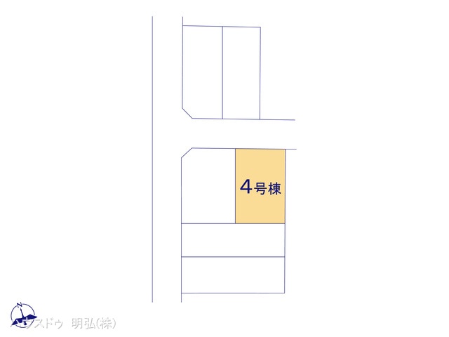 愛知県岩倉市大山寺町神田の新築戸建て全体区画図 ※図面と異なる場合は現況を優先