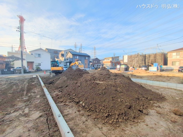 愛知県岩倉市大山寺町神田の新築戸建て更地・土地写真 2025年12月1日撮影