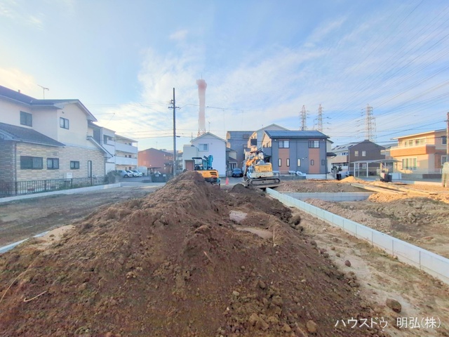 愛知県岩倉市大山寺町神田の新築戸建て更地・土地写真 2025年12月1日撮影