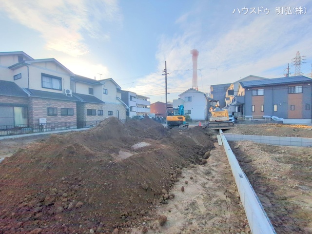 愛知県岩倉市大山寺町神田の新築戸建て更地・土地写真 2025年12月1日撮影