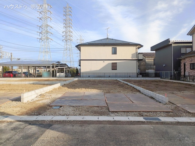 愛知県岩倉市大山寺町神田の新築戸建て更地・土地写真 2026年1月25日撮影