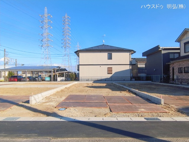 愛知県岩倉市大山寺町神田の新築戸建て更地・土地写真 2026年2月17日撮影