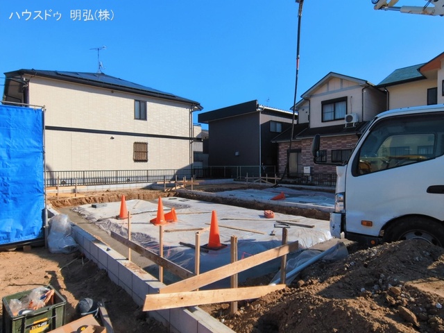 愛知県岩倉市大山寺町神田の新築戸建て基礎写真 2026年3月9日撮影