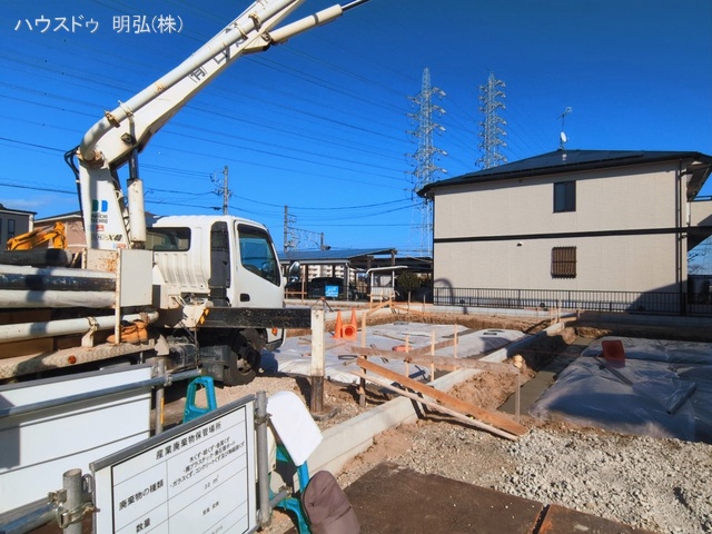 愛知県岩倉市大山寺町神田の新築戸建て基礎写真 2026年3月9日撮影