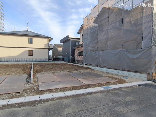 愛知県岩倉市大山寺町神田の新築戸建て更地・土地写真 2026年1月25日撮影