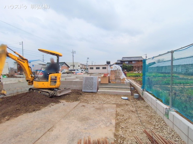 愛知県岩倉市八剱町郷の新築戸建て基礎写真 2025年12月16日撮影