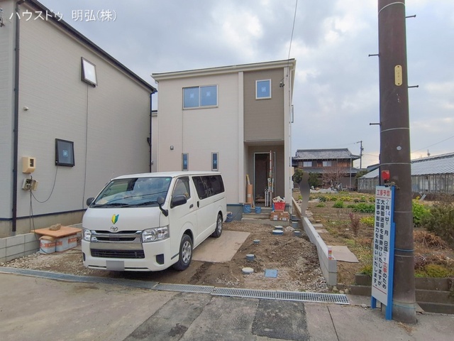 愛知県岩倉市八剱町郷の新築戸建て外構写真 2026年2月5日撮影