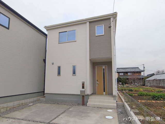 愛知県岩倉市八剱町郷の新築戸建て外構写真 2026年2月26日撮影