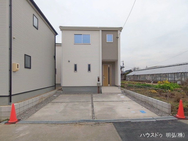 愛知県岩倉市八剱町郷の新築戸建て外構写真 2026年2月26日撮影